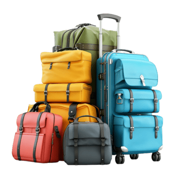Bagages colorés